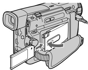 SONY DCR-TRV10E - To eject a Memory Stick - 1