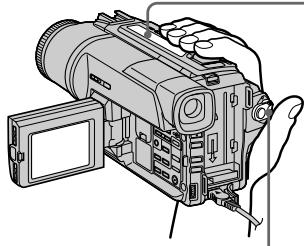 SONY DCR-TRV125E - Monitoring the playback picture on the LCD screen (p. 33) - 1