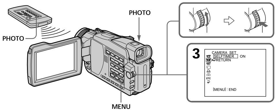 SONY DCR-TRV24E - Self-timer memory photo recording - 1