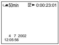 SONY DCR-TRV24E - O daTe/BpeMeHn pa3JIuHbIX yCTaHOBkax - 1