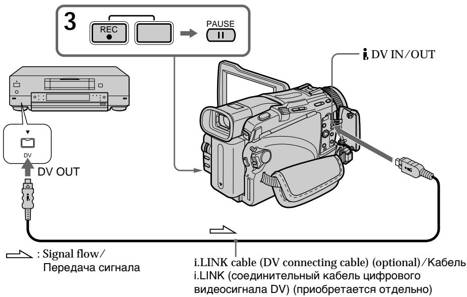 SONY DCR-TRV24E - IcnoJb3ObaHne Ka6eJI i.LINK (coeHNHTeJIbHOro Ka6eJIaΦpOBOro BnDeocnHaJa DV) - 1