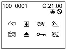 SONY DCR-TRV24E - Warning indicators - 1