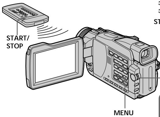 SONY DCR-TRV24E - Self-timer MPEG movie recording - 1