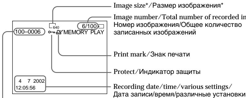 SONY DCR-TRV24E - 3KpaHHbIe HNdkaTopbI BO BpeMa BOCpON3BeDeHnH HeNoDnXHOrO n3o6paJxHeHn - 1