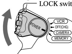 SONY DCR-TRV24E - Remove the lens cap. - 2