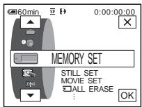 SONY DCR-TRV460E - Touch [MENU]. - 1
