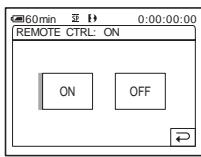 SONY DCR-TRV460E - Select the desired item with ◀, then touch OK. - 1