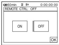 SONY DCR-TRV460E - Select the desired setting. - 1