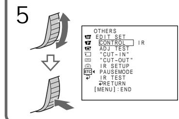 SONY DCR-TRV530E - Step 2: Setting the VCR to operate with the A/V connecting cable - 4