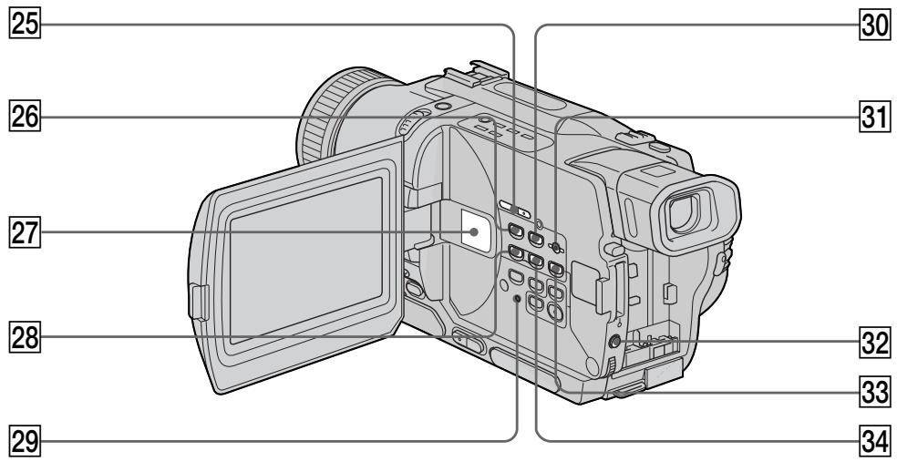 SONY DCR-TRV530E - Identifying the parts and controls - 3