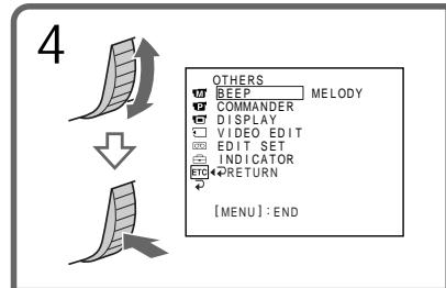 SONY DCR-TRV530E - Step 2: Setting the VCR to operate with the A/V connecting cable - 2