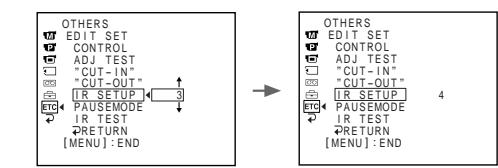 SONY DCR-TRV530E - Step 2: Setting the VCR to operate with the A/V connecting cable - 5