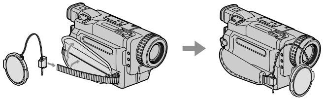 SONY DCR-TRV738E - Примечания о держателе для установки вспомогательных принадлежностей - 2