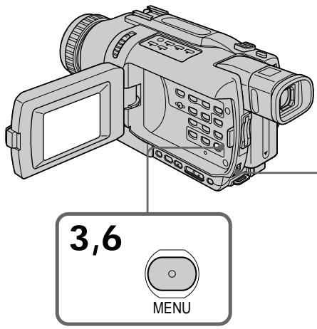 3,6 MENU