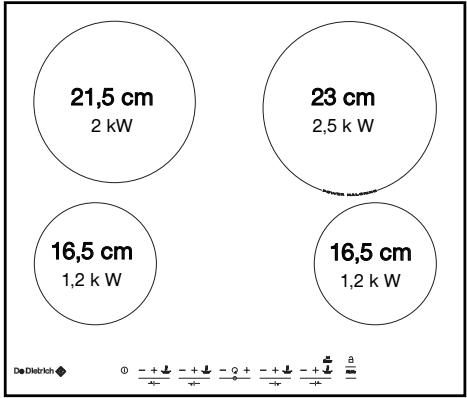 DE DIETRICH DTV 724 X - Description of your top - 2