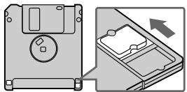 SONY DCR-TRV890E - Вставка флоппи-диска - 1