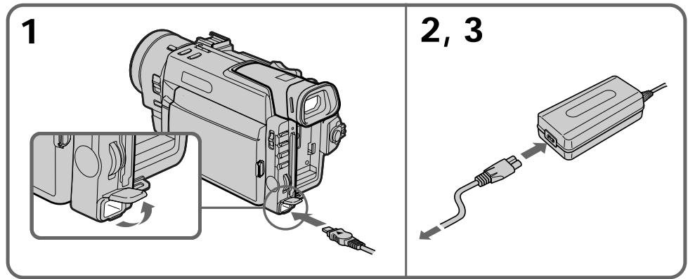 SONY DCR-TRV890E - Использование электрической сети - 1