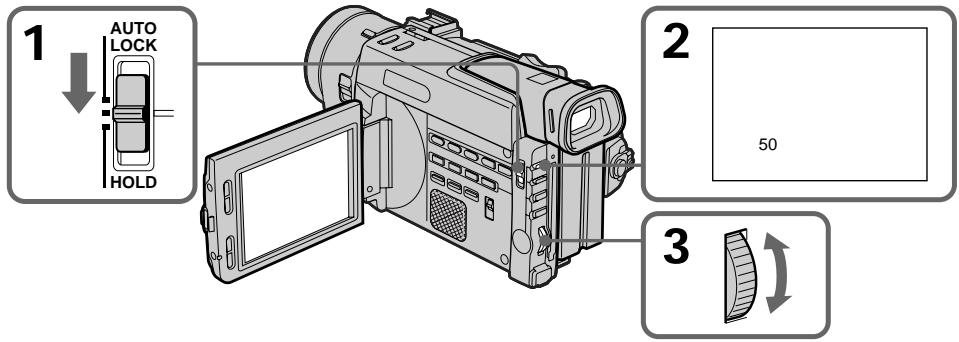 SONY DCR-TRV890E - Регулировка скорости затвора - 1