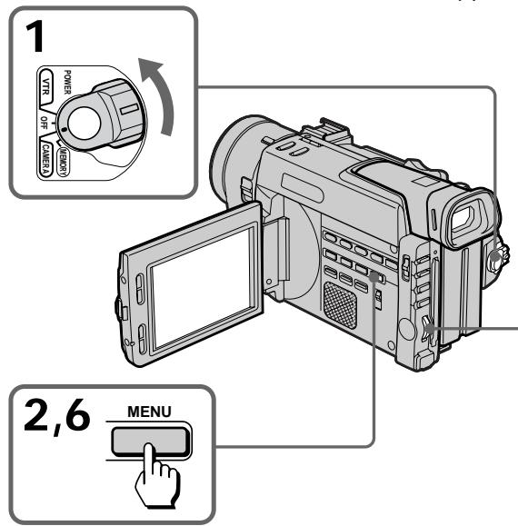 SONY DCR-TRV890E - Отключение функции устойчивой съемки - 1