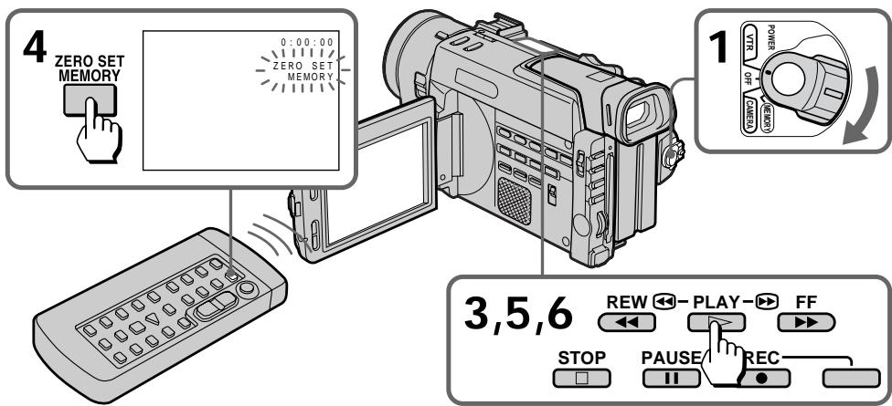 SONY DCR-TRV890E - Замещение записи на ленте – монтаж в режиме вставки (только DCR-TRV900E) - 1