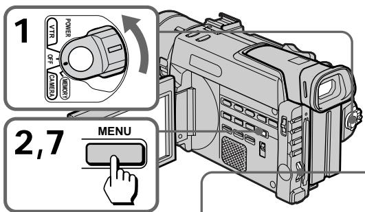 SONY DCR-TRV890E - Установка даты и времени - 1