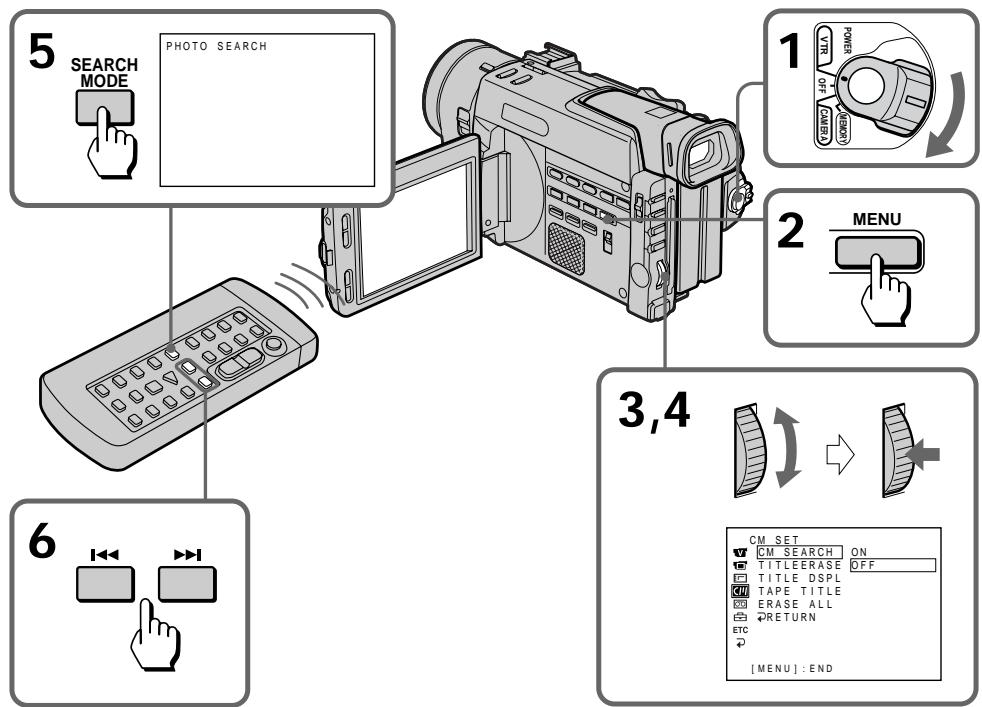 SONY DCR-TRV890E - Поиск фотографий без использования памяти кассеты - фотопоиск - 1