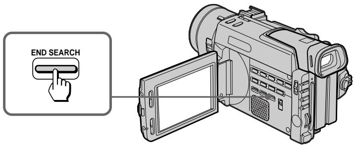 SONY DCR-TRV890E - Поиск конца изображения - 1