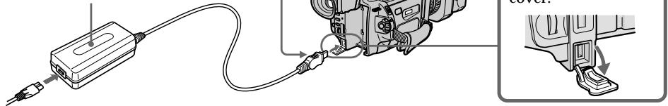SONY DCR-VX2000E - Connecting the mains lead (p. 18) - 1
