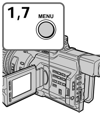 SONY DCR-VX2000E - Resetting the date and time - 1