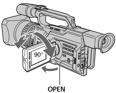 SONY DCR-VX2000E - Adjusting the LCD screen - 1