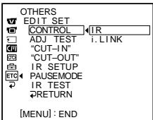 SONY DCR-VX2000E - YctaHOBka Koda IR SETUP - 11
