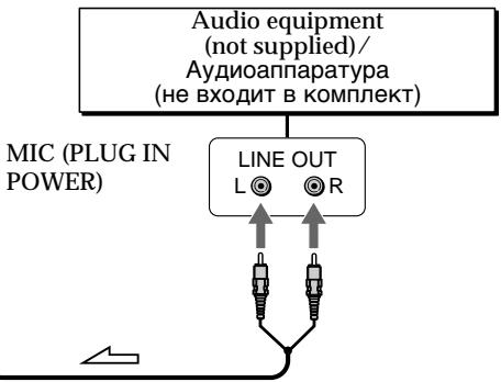 SONY DCR-VX2000E - IopdoeHHeHne ayDnOannapaTpybI c NOMOuIO rHe3da MIC - 2