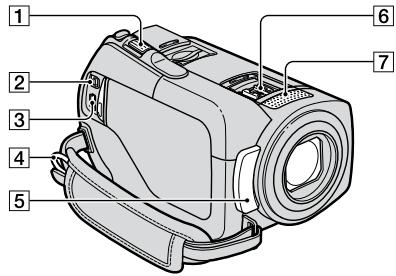 SONY DCR-SR35E - 'Αλλα μέρη και λειτουργίες της κάμερας - 1