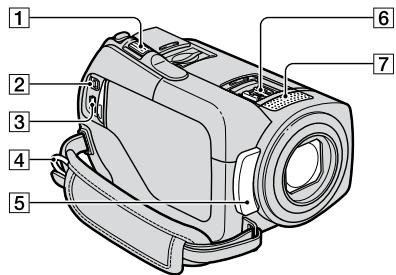 SONY DCR-SR35E - Andere onderdelen en functies van de camcorder - 1