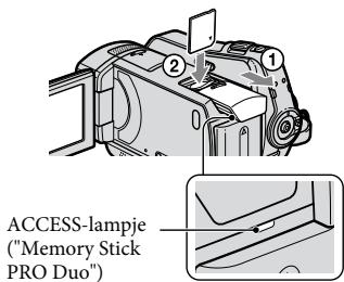 ACCESS-lampje ("Memory Stick PRO Duo")
