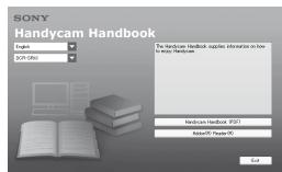 SONY Handycam Handbook English Go/GO The Handycam Handbook supplies information on how to copy Handycam Handycam Handbook (H201) Auto®/O® Master-WV Get