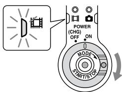 POWER (CHG) OFF ON MODE START/START