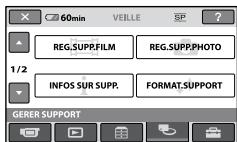 60min VEILLE SP ? REG.SUPP,FILM REG.SUPP,PHOTO 1/2 INFOS SUR SUPP. FORMAT,SUPPORT GERER SUPPORT