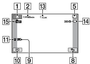 SONY HDR-CX11E - Stilstaande beelden opnemen - 1