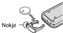 SONY HDR-CX11E - De batterij van de afstandsbediening verrangen - 1