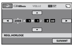 SONY HDR-CX11E - Etape 2 : Réglage de la date et de l'heure - 2