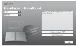 SONY HDR-CX11E - Het "Handycam-handboek" (PDF) installeren en bekijken - 2