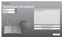 SONY HDR-TG1 - Installation et visualisation du « Guide pratique de Handycam » (PDF) - 2