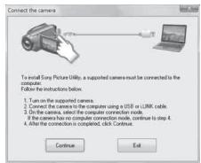 SONY HDR-TG1 - Wanneer u de speciale adapter voor de USB-aansluiting gebruikt - 2