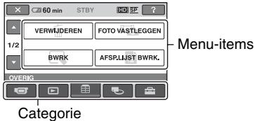 60 min STBY VERWÜDEREN FOTO VASTLEGGEN BWRK AFSP.LUST BWRK. Menu-items OVERBG Categorie