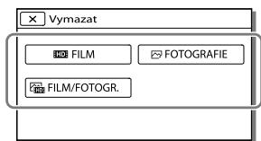 SONY HDR-GW77E - Mazání videoklipů a fotografií - 1