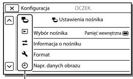 SONY HDR-GW77VE - Szybkie odnajdywanie opcji menu - 1