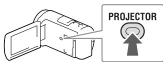 SONY HDR-PJ420VE - Korzystanie z wbudowanego projektora (Modele z projektorem) - 2