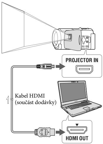 SONY HDR-PJ420VE - Použití projektoru pro počitač nebo chytrý Telefon - 1