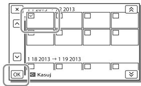SONY HDR-PJ660 - Usuwanie filmów i zędęc - 2